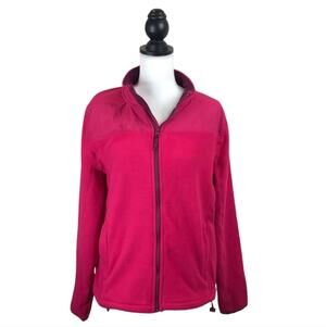Prince & Fox Aeropostale Pink Fleece Zip-Up Jacket XL